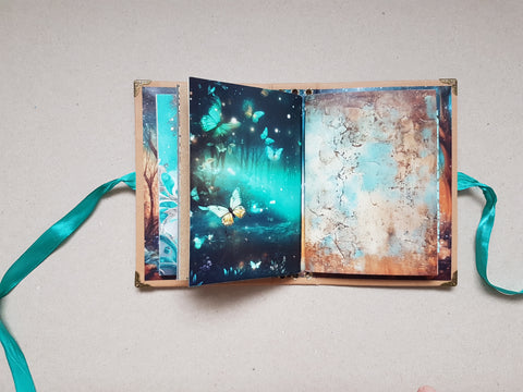 Journal A6 "Fantasy Forest" // handgemacht von Melly