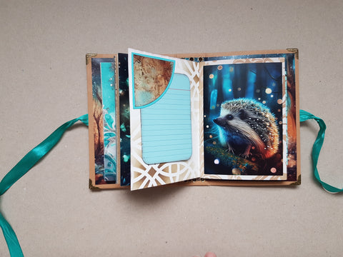 Journal A6 "Fantasy Forest" // handgemacht von Melly