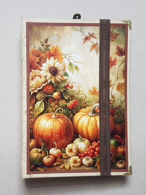 Journal A 5 "Autumn &amp; Pumpkins" // handmade by Melly 