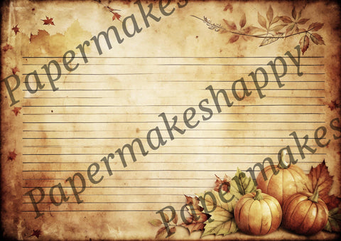 "Autumn & Pumpkins" // Papermakeshappy // 12 Blatt Designpapier // doppelseitig bedruckt