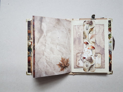 Journal A 5 "Autumn &amp; Pumpkins" // handmade by Melly 