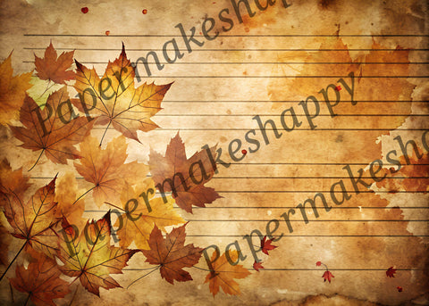 "Autumn &amp; Pumpkins" // Papermakeshappy // 12 sheets of design paper // printed on both sides