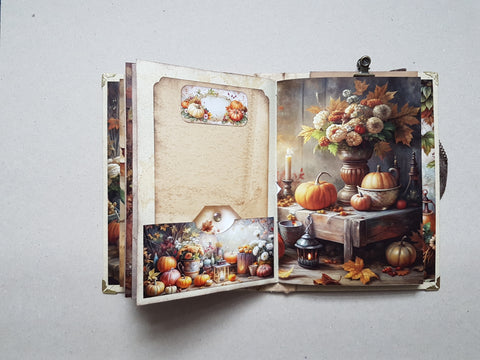 Journal A 5 "Autumn & Pumpkins" // handgemacht von Melly