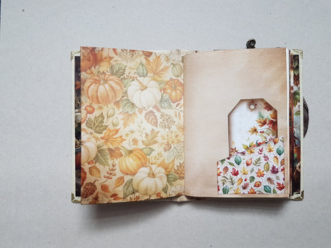 Journal A 5 "Autumn & Pumpkins" // handgemacht von Melly