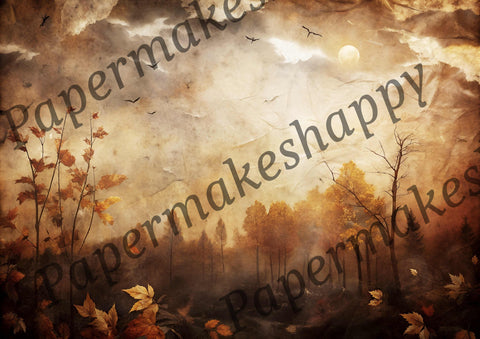 "Autumn &amp; Pumpkins" // Papermakeshappy // 12 sheets of design paper // printed on both sides