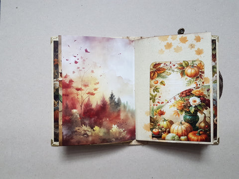 Journal A 5 "Autumn & Pumpkins" // handgemacht von Melly