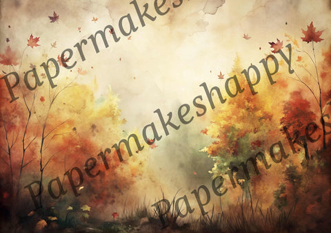 "Autumn &amp; Pumpkins" // Papermakeshappy // 12 sheets of design paper // printed on both sides