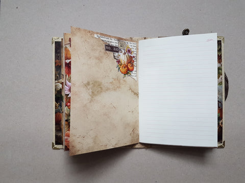 Journal A 5 "Autumn &amp; Pumpkins" // handmade by Melly 