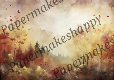 "Autumn &amp; Pumpkins" // Papermakeshappy // 12 sheets of design paper // printed on both sides