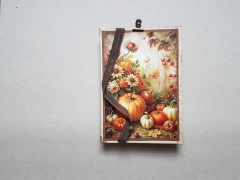 Journal A 5 "Autumn & Pumpkins" // handgemacht von Melly