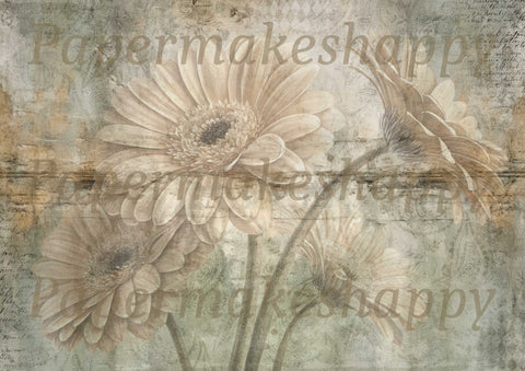 "Beautiful Flowers" // Papermakeshappy // 7 Blatt Designpapier // doppelseitig bedruckt