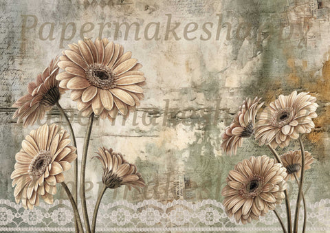 "Beautiful Flowers" // Papermakeshappy // 7 Blatt Designpapier // doppelseitig bedruckt