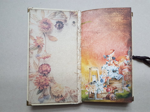 Big Slimline Journal "Autumn Moods" // handmade by Melly 