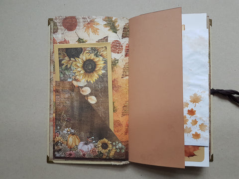 Big Slimline Journal "Autumn Moods" // handmade by Melly 