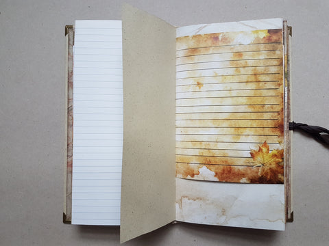 Big Slimline Journal "Autumn Moods" // handmade by Melly 