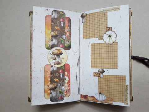 Big Slimline Journal "Autumn Moods" // handmade by Melly 