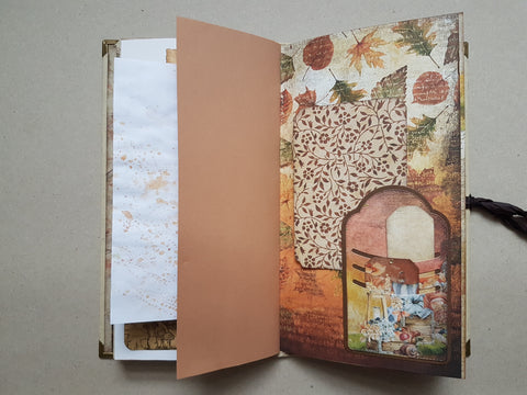 Big Slimline Journal "Autumn Moods" // handmade by Melly 