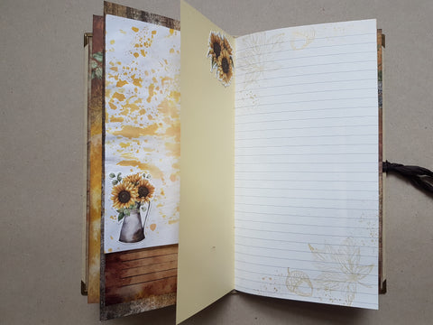 Big Slimline Journal "Autumn Moods" // handmade by Melly 