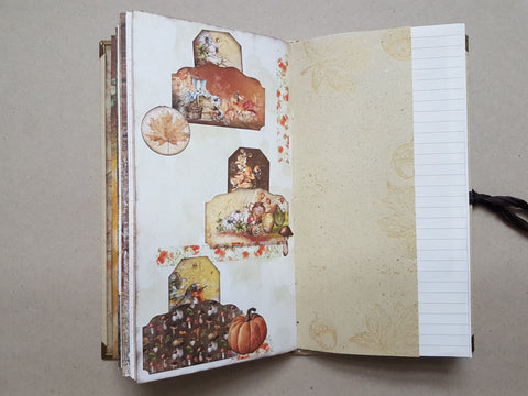 Big Slimline Journal "Autumn Moods" // handmade by Melly 