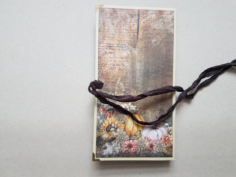 Big Slimline Journal "Autumn Moods" // handmade by Melly 