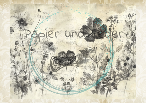 "Das Sketchbuch der Natur" // Papier & Feder // 24 Seiten // 25,5 cm x 19,6 cm