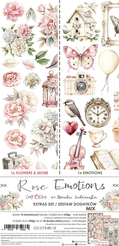 "Rose Emotions" // Extraset "Mix" // Motive zum Ausschneiden