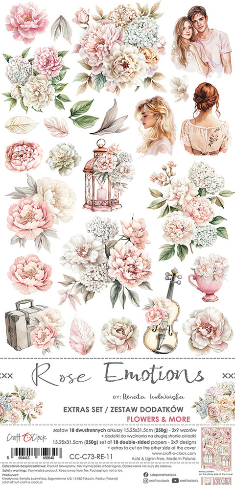 "Rose Emotions" // Extraset "Mix" // Motive zum Ausschneiden