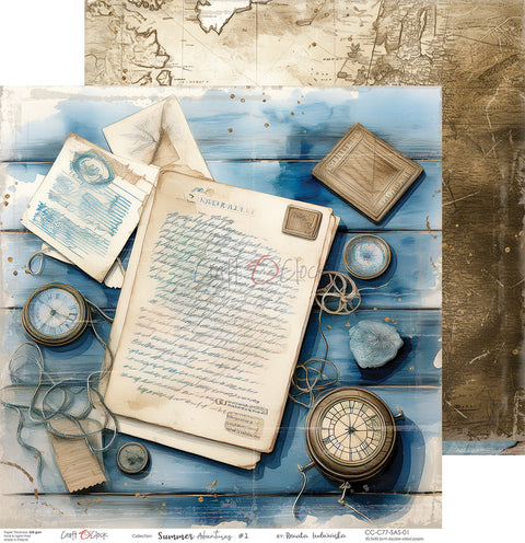 "Something Blue" // Craft O'Clock // 30.5 x 30.5 cm