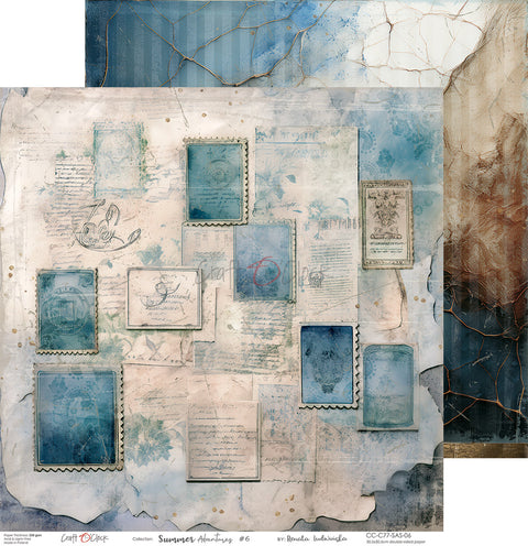 "Something Blue" // Craft O'Clock // 30.5 x 30.5 cm