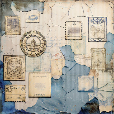 "Cherished Memories" // Craft O'Clock // 8" x 8" // Mix Paper Set