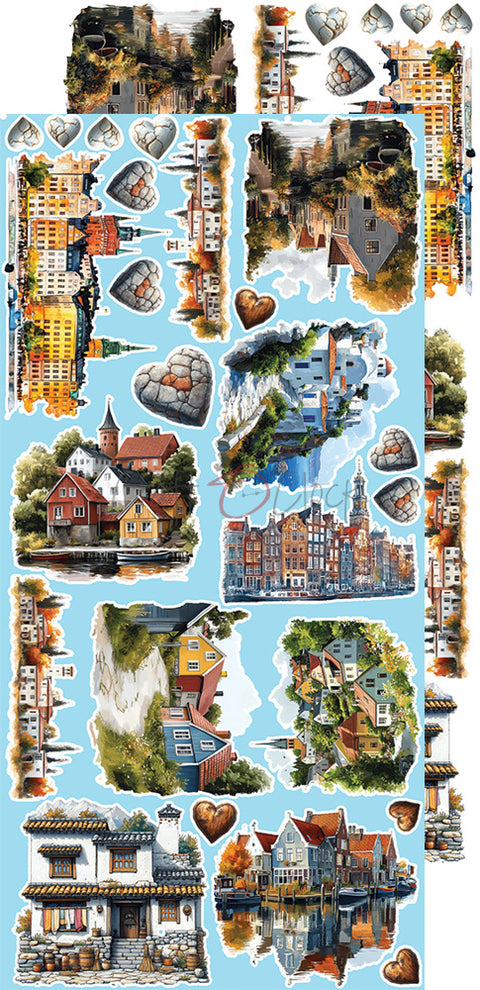 "Cherished Memories" // Extra set "Mix" // Motifs to cut out