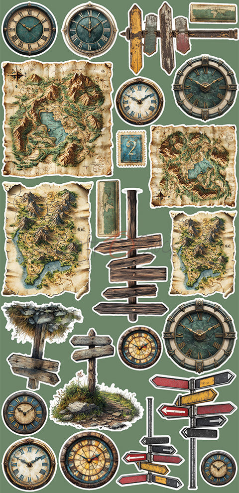 "Cherished Memories" // Extra set "Mix" // Motifs to cut out