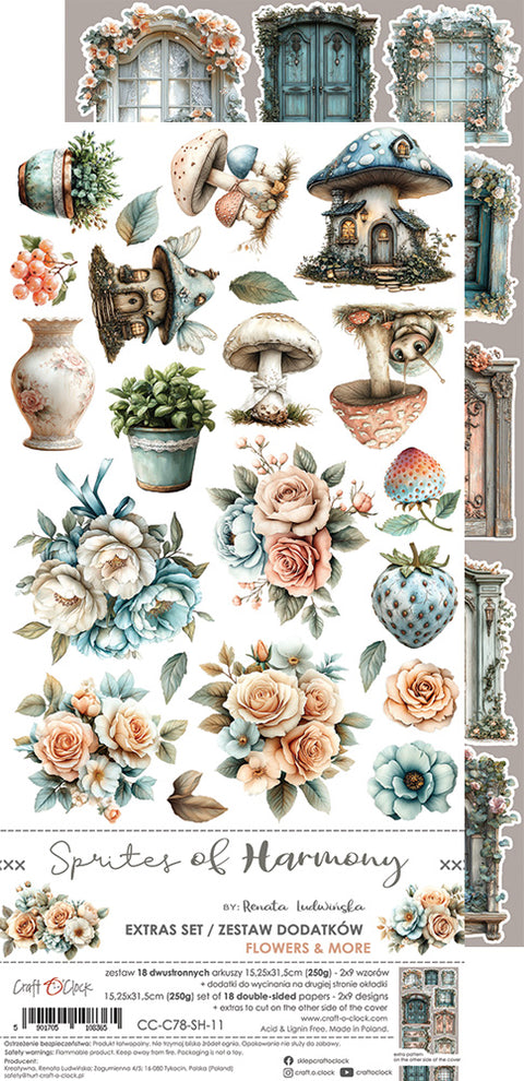 "Sprites of Harmony" // Extraset "Mix" // Motive zum Ausschneiden