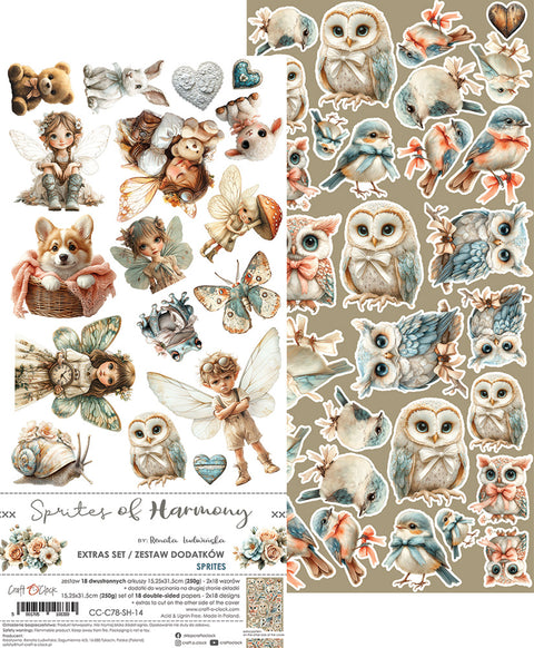 "Sprites of Harmony" // Extraset "Sprites" // Motive zum Ausschneiden