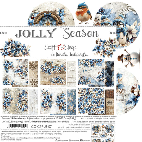 "Jolly Season" // Craft O'Clock // 20,3 cm x 20,3 cm // Mix Paper Set