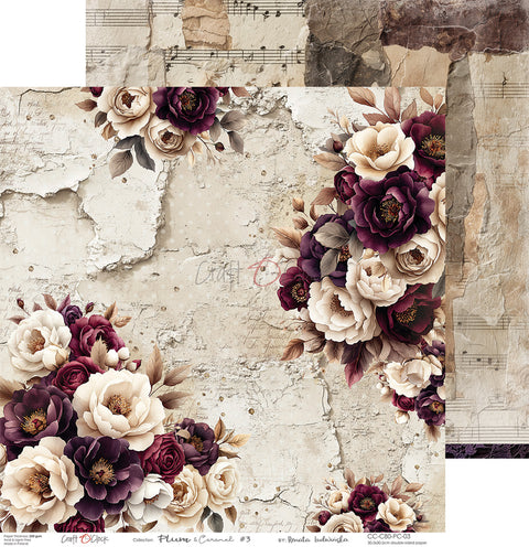 "Plum & Caramel" // Craft O'Clock // 30,5 x 30,5 cm