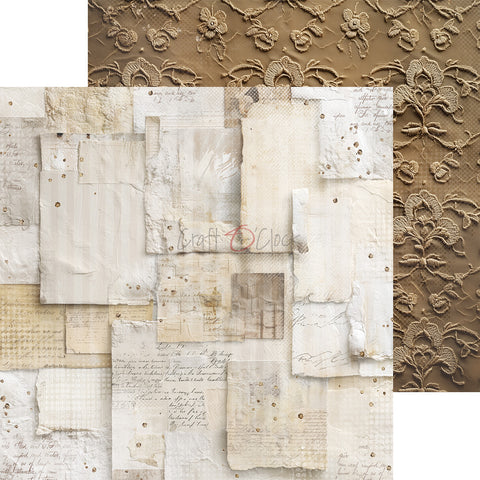 "Plum & Caramel" // Craft O'Clock // 20,3 cm x 20,3 cm // Mix Paper Set