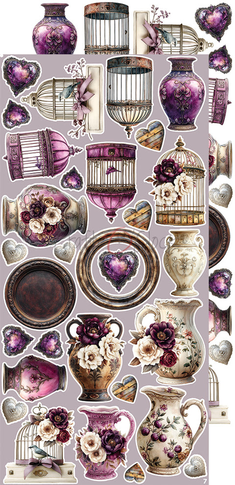 "Plum & Caramel" // Extraset "Mix" // Motive zum Ausschneiden