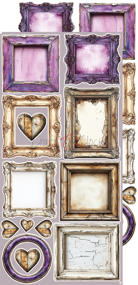 "Plum & Caramel" // Extraset "Mix" // Motive zum Ausschneiden