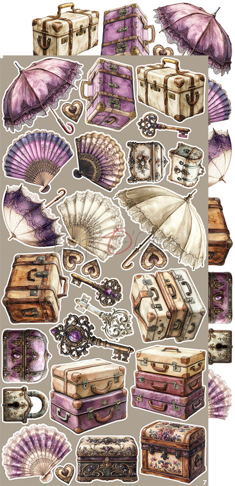 "Plum & Caramel" // Extraset "Mix" // Motive zum Ausschneiden