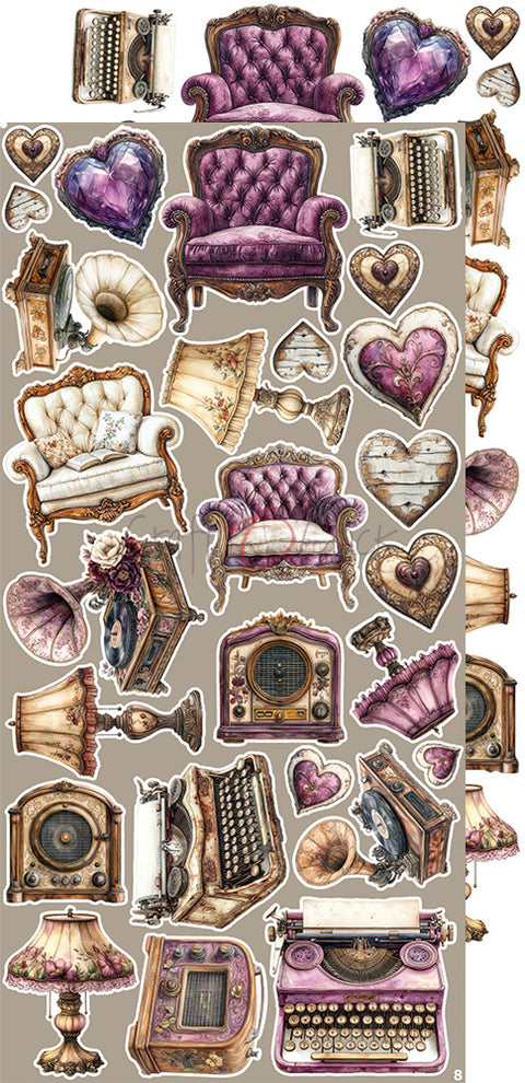 "Plum & Caramel" // Extraset "Mix" // Motive zum Ausschneiden