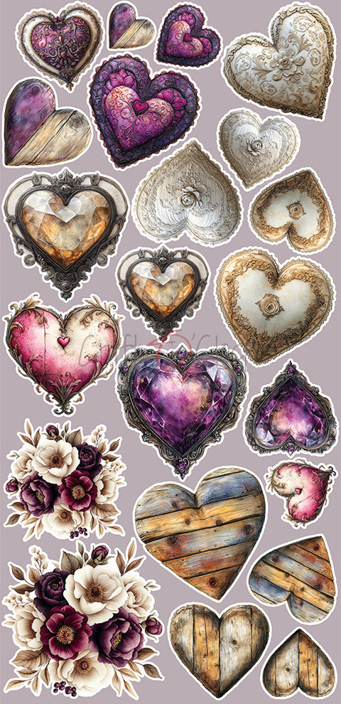 "Plum & Caramel" // Extraset "Mix" // Motive zum Ausschneiden