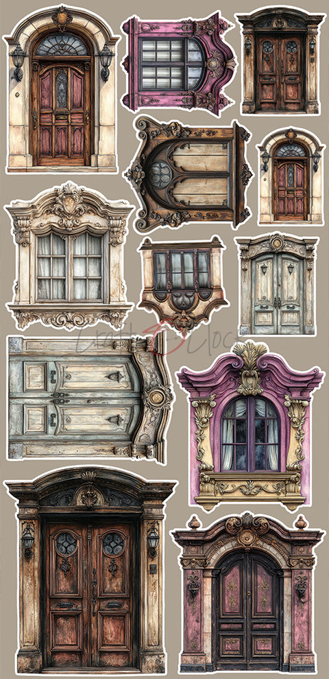 "Plum & Caramel" // Extraset "Mix" // Motive zum Ausschneiden