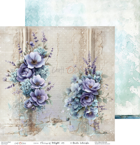 "Flowers of Delight" // Craft O'Clock // 30,5 x 30,5 cm