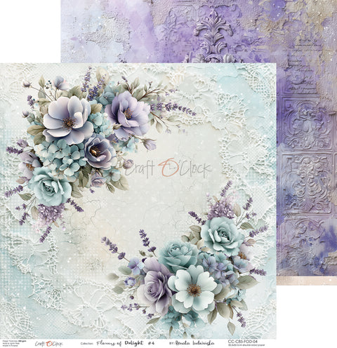 "Flowers of Delight" // Craft O'Clock // 30,5 x 30,5 cm