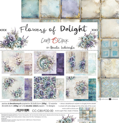 "Flowers of Delight" // Craft O'Clock // 30,5 x 30,5 cm