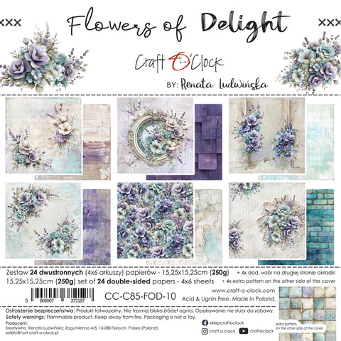 "Flowers of Delight" // Craft O'Clock // 15,25 cm x 15,25 cm