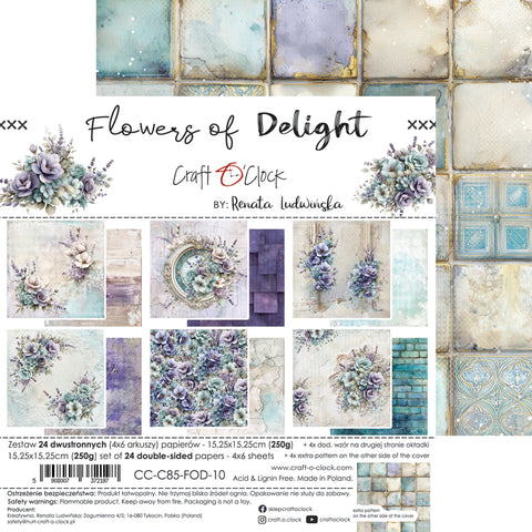 "Flowers of Delight" // Craft O'Clock // 15,25 cm x 15,25 cm