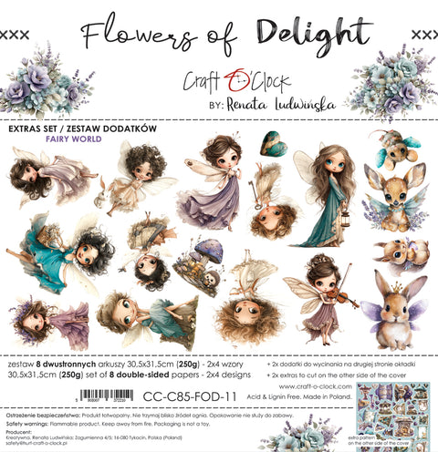 "Flowers of Delight" // Extraset "Fairy World" // Motive zum Ausschneiden