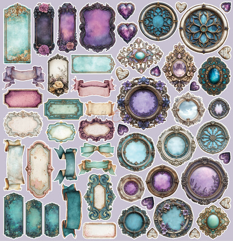 "Cherished Memories" // Extra set "Mix" // Motifs to cut out